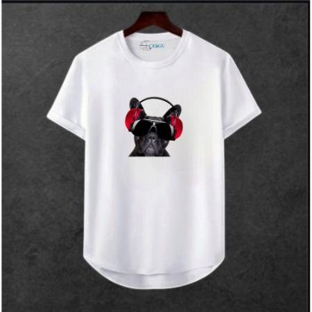 Erkek Ön Baskili T-shirt Plus Model Erkek Ön Baskili T-shirt Plus Model